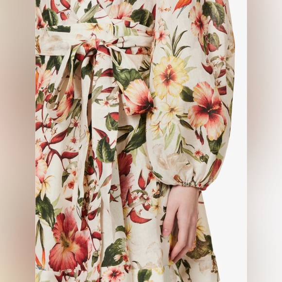 ZIMMERMANN Lexi floral-pattern linen mini dress - Picture 10 of 14